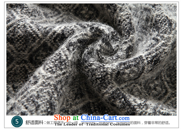 2015 Autumn and winter sea from the new Europe and the larger women's temperament thick sister jacket A typeface loose grating wool coat female G286? gray M picture, prices, brand platters! The elections are supplied in the national character of distribution, so action, buy now enjoy more preferential! As soon as possible.