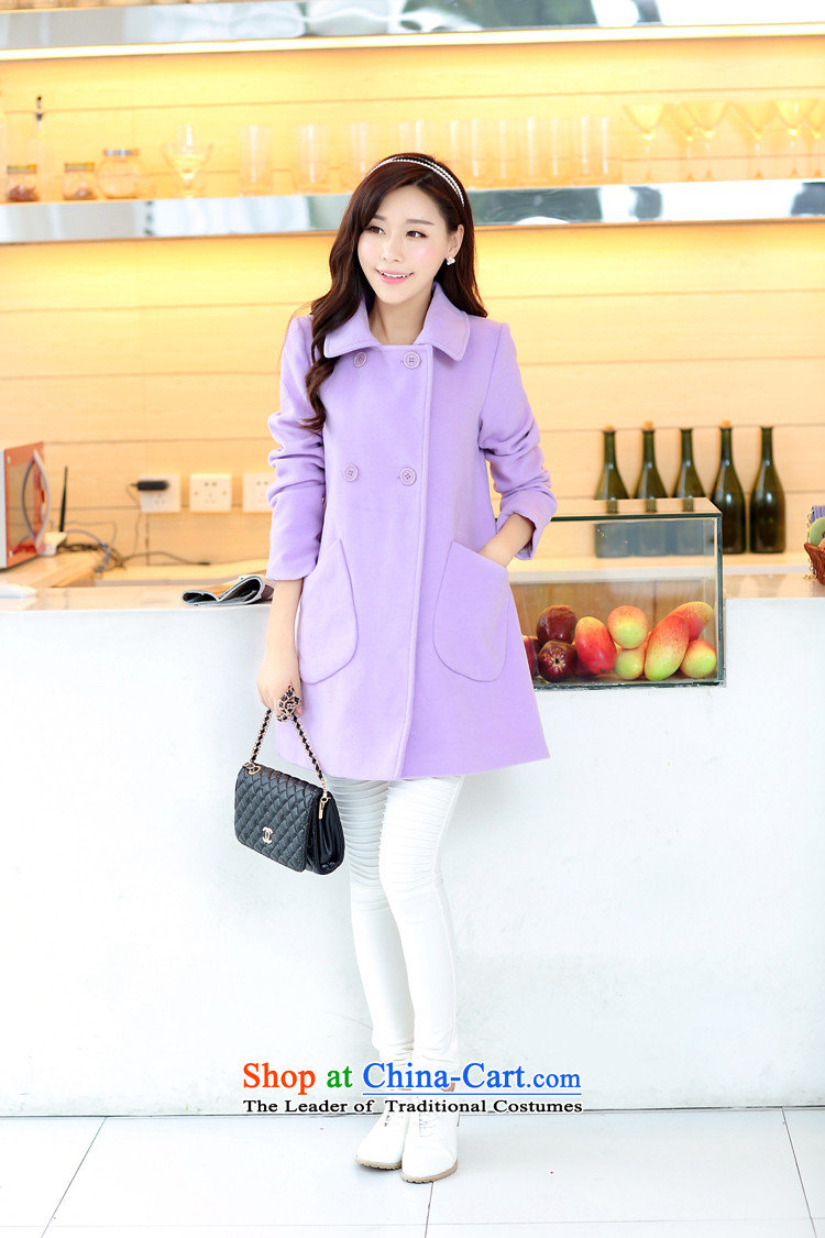 Ying Yun 2015 winter new larger female Korean version of the MM thick long coats gross? female a wool coat gross? female ML58# jacket 4XL(180-200) yellow picture, prices, brand platters! The elections are supplied in the national character of distribution, so action, buy now enjoy more preferential! As soon as possible.