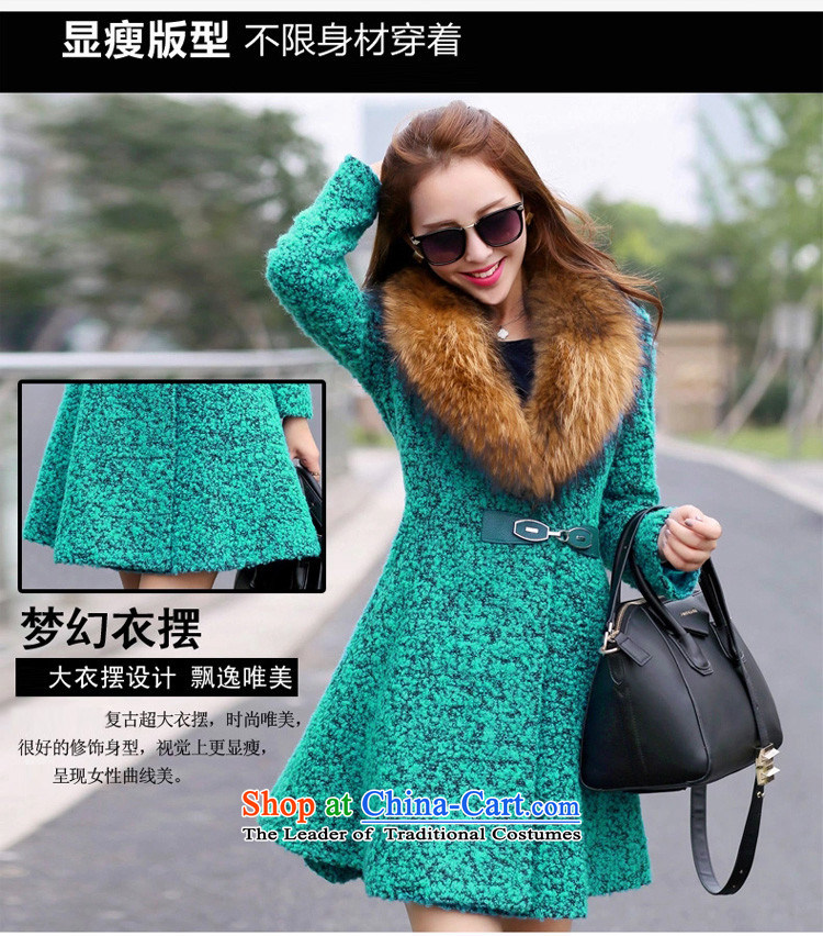 Jawol Ling Feng 2015 new larger gross washable wool coat jacket women? 277 Paock Green L picture, prices, brand platters! The elections are supplied in the national character of distribution, so action, buy now enjoy more preferential! As soon as possible.