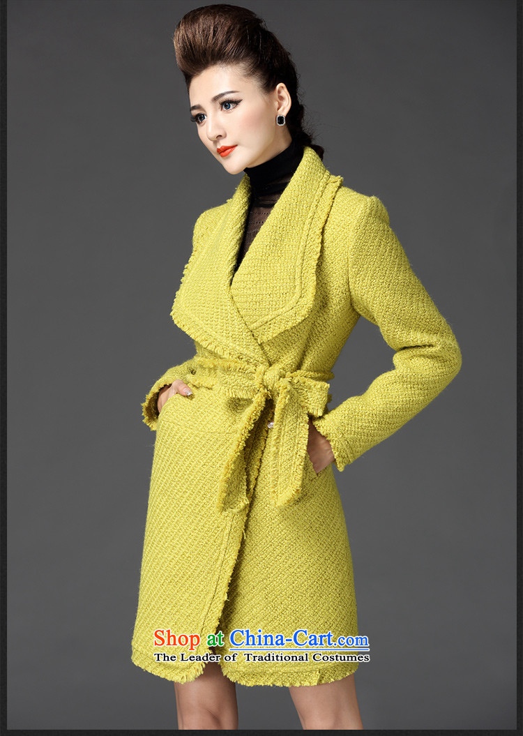 Meath Yang original Luu Arabic 2015 autumn and winter new a woolen coat jacket in gross? long yellow S pictures, Sau San price, brand platters! The elections are supplied in the national character of distribution, so action, buy now enjoy more preferential! As soon as possible.