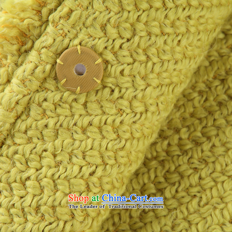 Meath Yang original Luu Arabic 2015 autumn and winter new a woolen coat jacket in gross? long yellow S Meath Sau San Yang (missshine) , , , shopping on the Internet