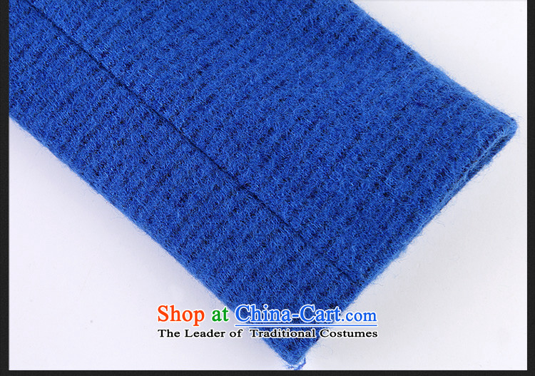 Meath Yang original Hsing-lan gross butted? Long 2015 autumn and winter new long-sleeved double-coats female blue gross? S picture, prices, brand platters! The elections are supplied in the national character of distribution, so action, buy now enjoy more preferential! As soon as possible.