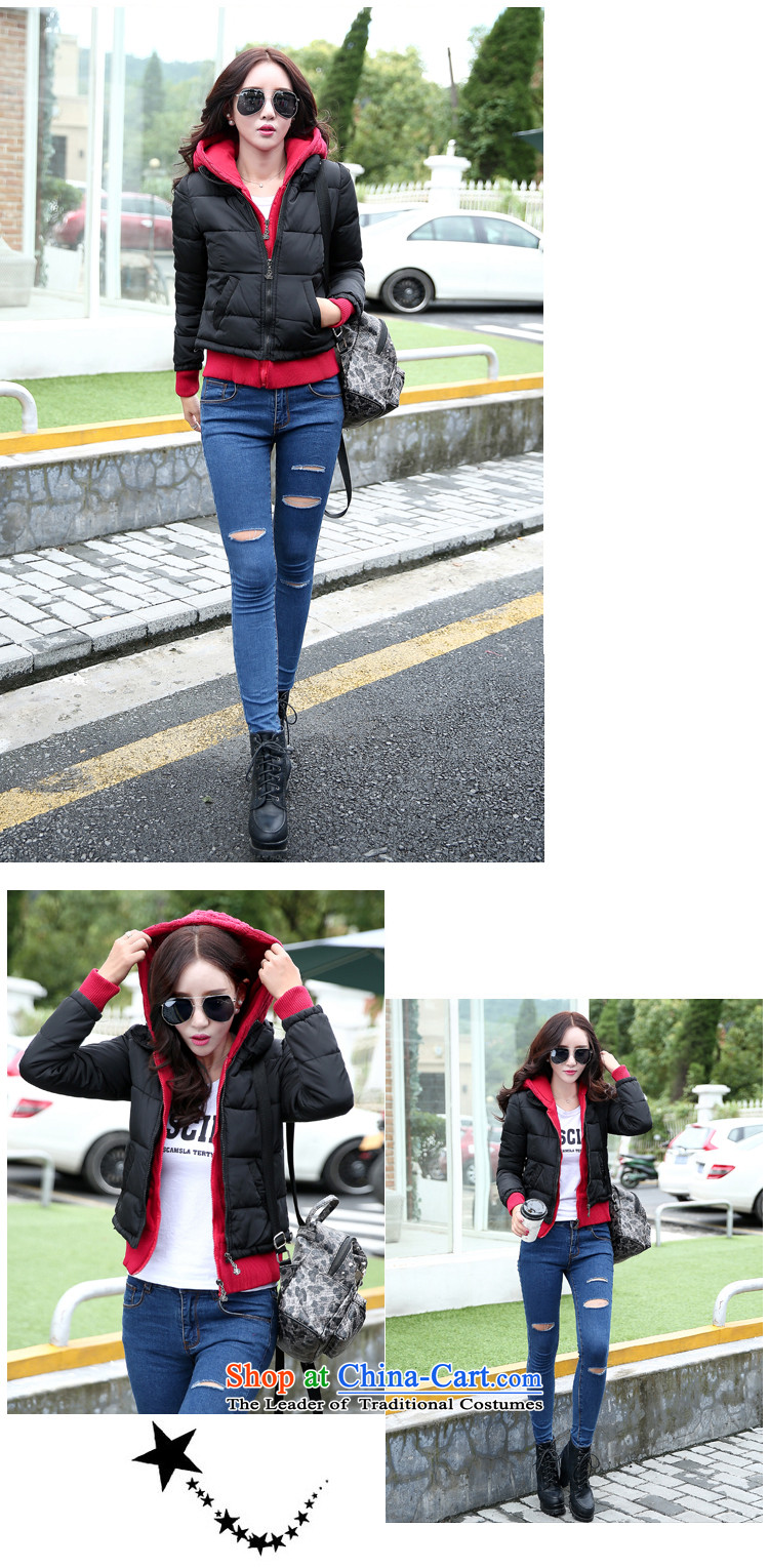 Night-ting 2015 winter clothing new leisure short of thick cotton Women's Code Cap cotton coat 1465 Black XL Photo, prices, brand platters! The elections are supplied in the national character of distribution, so action, buy now enjoy more preferential! As soon as possible.