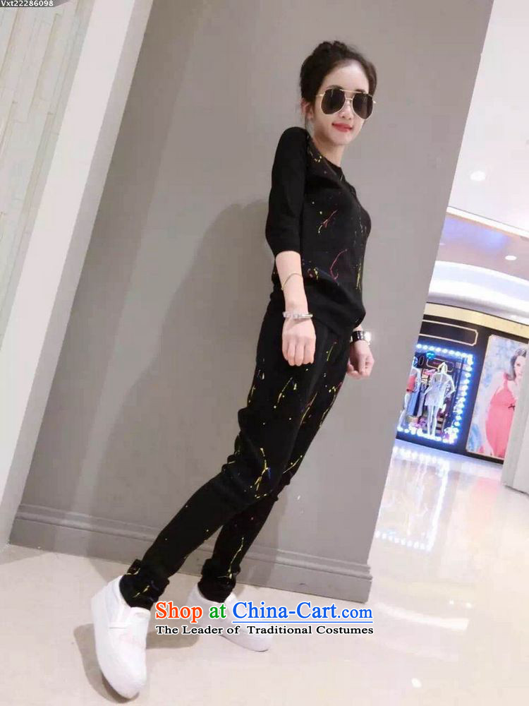 The sum of  autumn 2015 Women's clothes Kit Harun trousers immersed 200 catties two kits can be wearing a black mm thick XXL picture, prices, brand platters! The elections are supplied in the national character of distribution, so action, buy now enjoy more preferential! As soon as possible.