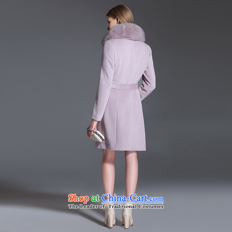 Headquarters or gross for Fox Chu woolen coat girl in long 2015 new Korean autumn and winter coats of Sau San video gross? thin hair and powder coat ,? Or Lun (yfl headquarters) , , , shopping on the Internet