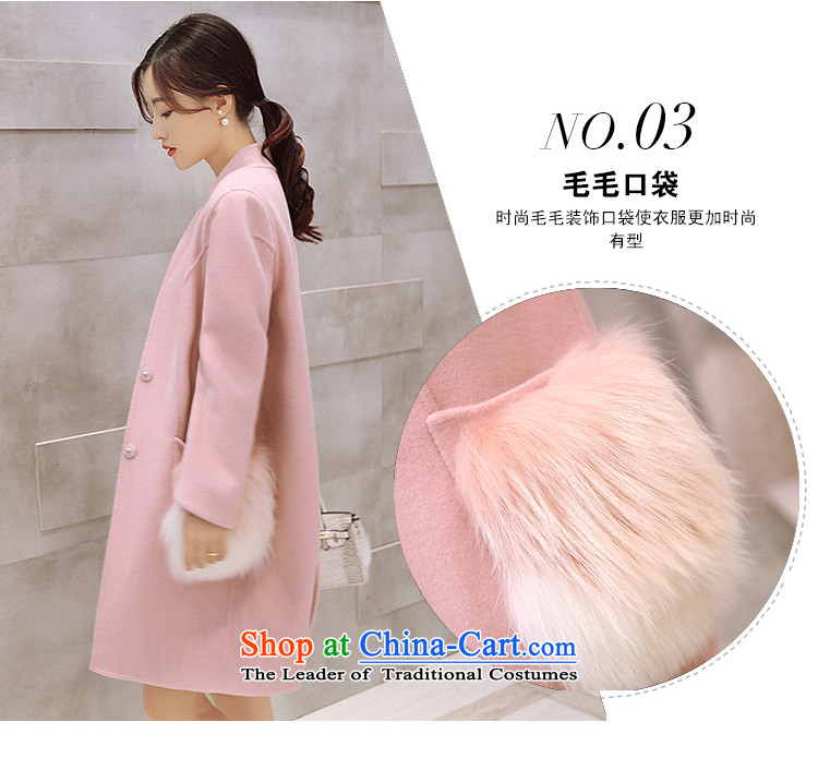 Yiu-Dan Ni Korea deviation 2015 autumn and winter new temperament big foxy Cashmere wool can pocket Maomao coats jacket, blue L pictures, female price, brand platters! The elections are supplied in the national character of distribution, so action, buy now enjoy more preferential! As soon as possible.