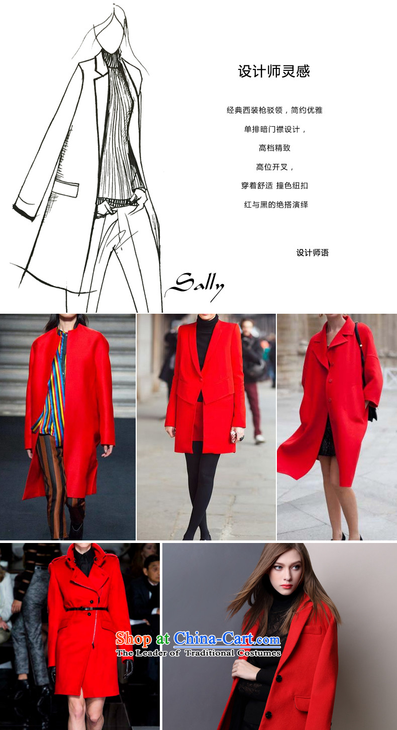 Zk gross? autumn and winter coats women 2015 replacing the new Western-style suit for pure color jacket in gross so long a wool coat RED M picture, prices, brand platters! The elections are supplied in the national character of distribution, so action, buy now enjoy more preferential! As soon as possible.