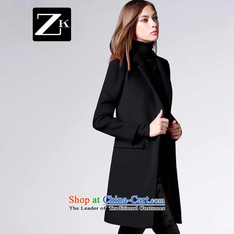 Zk gross? autumn and winter coats women 2015 replacing the new Western-style suit for pure color jacket in gross so long a wool coat red M,zk,,, shopping on the Internet