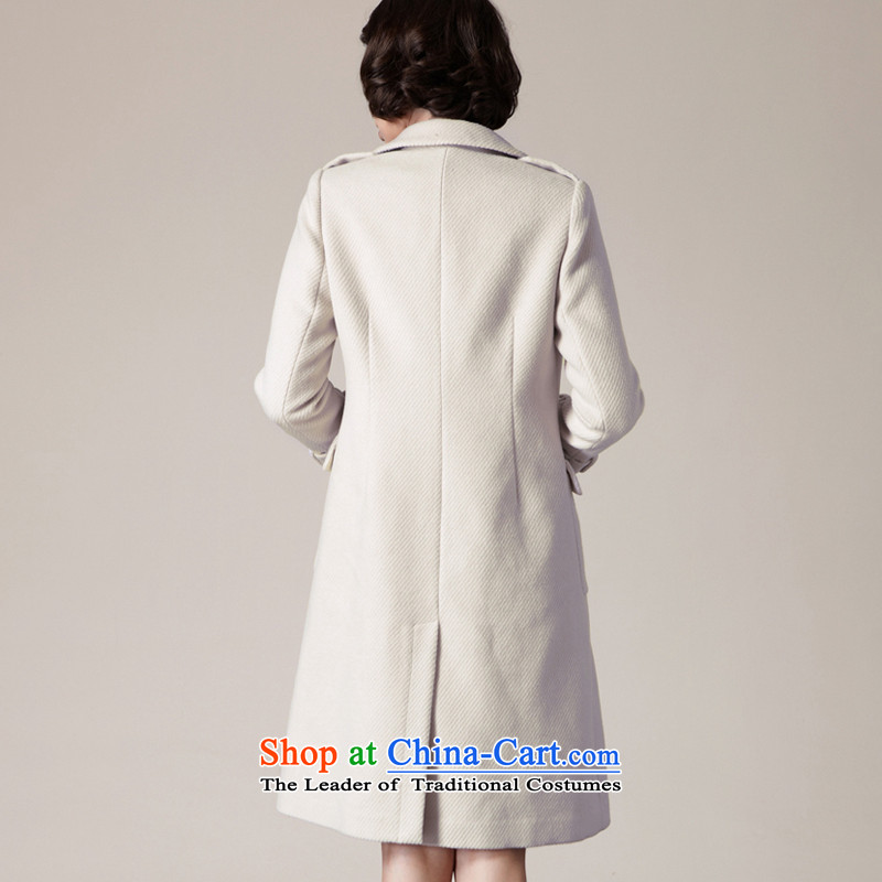 October 2015 autumn and winter legendary new products to the British air-double-thick tweed woolen cloth in Sau San long-sleeved long coats gross? apricot 165/L, SSW505643 female October legendary (OCT.LEGEND) , , , shopping on the Internet