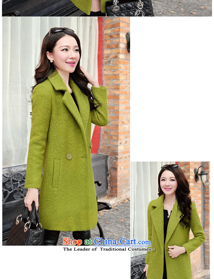 In accordance with the sovereign will optimize gross jacket female autumn and winter, 2015 autumn and winter jackets won the women's version of Sau San video thin hair? green L1085 female coats picture, prices, brand platters! The elections are supplied in the national character of distribution, so action, buy now enjoy more preferential! As soon as possible.