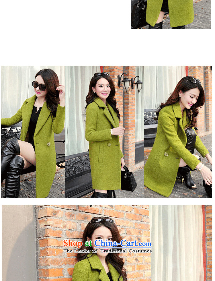 In accordance with the sovereign will optimize gross jacket female autumn and winter, 2015 autumn and winter jackets won the women's version of Sau San video thin hair? green L1085 female coats picture, prices, brand platters! The elections are supplied in the national character of distribution, so action, buy now enjoy more preferential! As soon as possible.