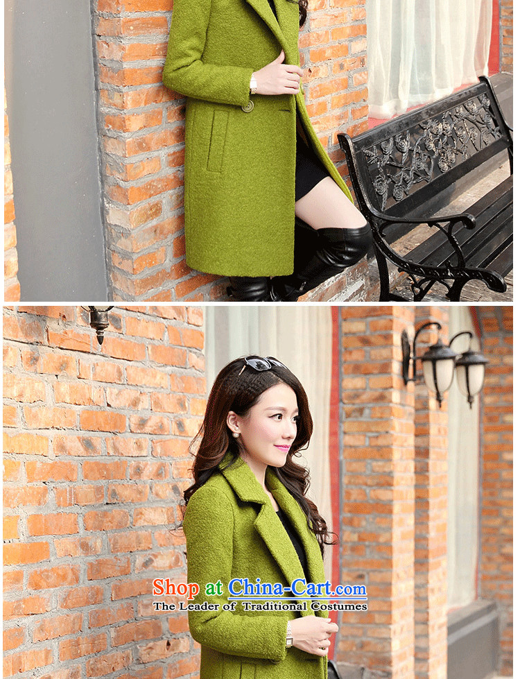 In accordance with the sovereign will optimize gross jacket female autumn and winter, 2015 autumn and winter jackets won the women's version of Sau San video thin hair? green L1085 female coats picture, prices, brand platters! The elections are supplied in the national character of distribution, so action, buy now enjoy more preferential! As soon as possible.