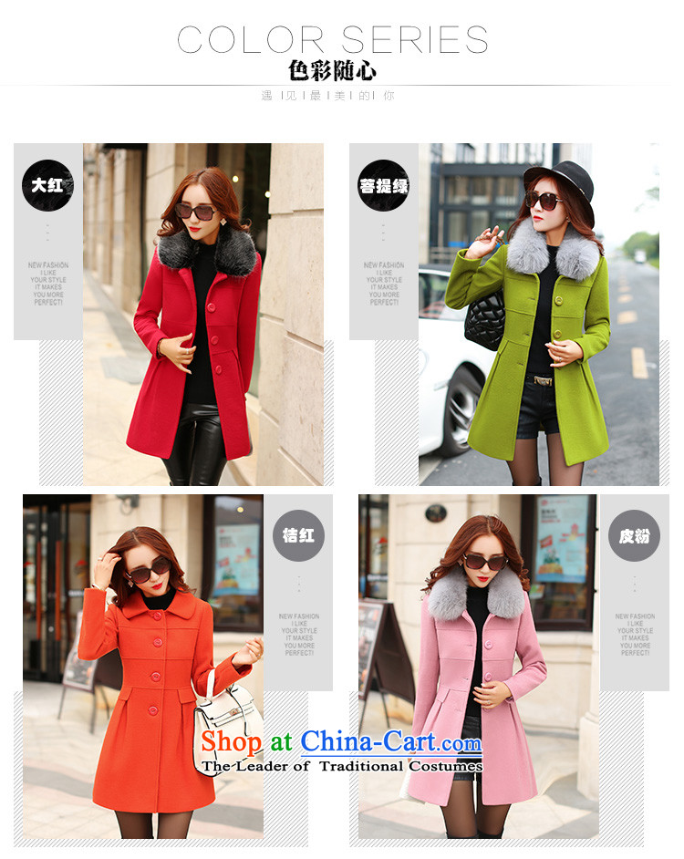 Sau 2015 Winter Kosovo New Women's jacket coat Korean gross? 