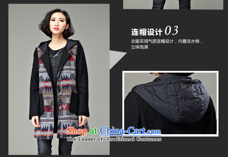 Hee-M to increase the number of female jackets for winter 2015 new product expertise MM thick, Hin thin sister) Long Stylish retro autumn and winter coats, wool map color 2XL pictures?, prices, brand platters! The elections are supplied in the national character of distribution, so action, buy now enjoy more preferential! As soon as possible.