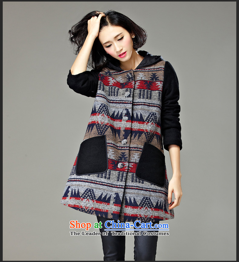 Hee-M to increase the number of female jackets for winter 2015 new product expertise MM thick, Hin thin sister) Long Stylish retro autumn and winter coats, wool map color 2XL pictures?, prices, brand platters! The elections are supplied in the national character of distribution, so action, buy now enjoy more preferential! As soon as possible.