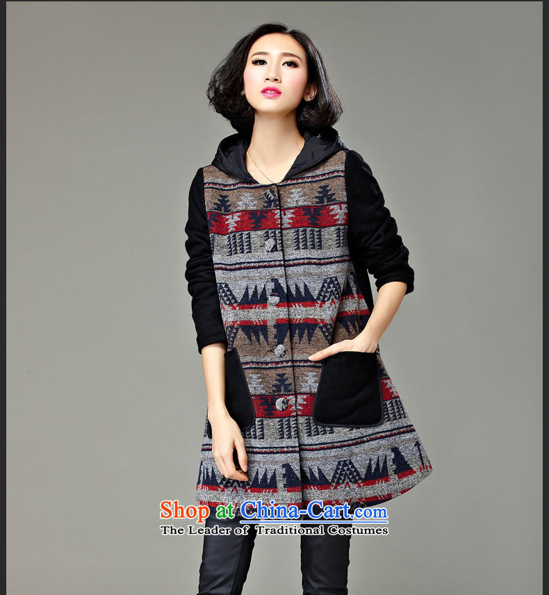 Hee-M to increase the number of female jackets for winter 2015 new product expertise MM thick, Hin thin sister) Long Stylish retro autumn and winter coats, wool map color 2XL pictures?, prices, brand platters! The elections are supplied in the national character of distribution, so action, buy now enjoy more preferential! As soon as possible.