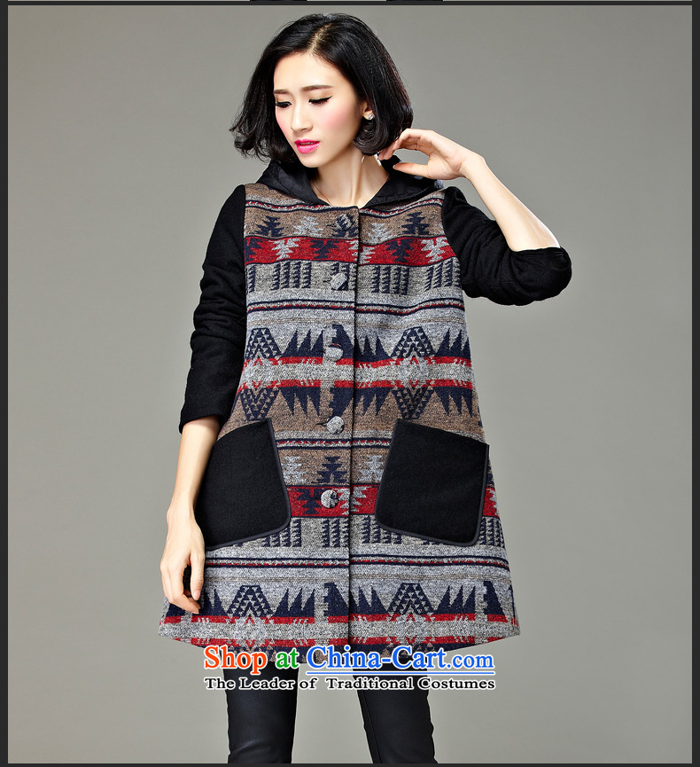 Hee-M to increase the number of female jackets for winter 2015 new product expertise MM thick, Hin thin sister) Long Stylish retro autumn and winter coats, wool map color 2XL pictures?, prices, brand platters! The elections are supplied in the national character of distribution, so action, buy now enjoy more preferential! As soon as possible.