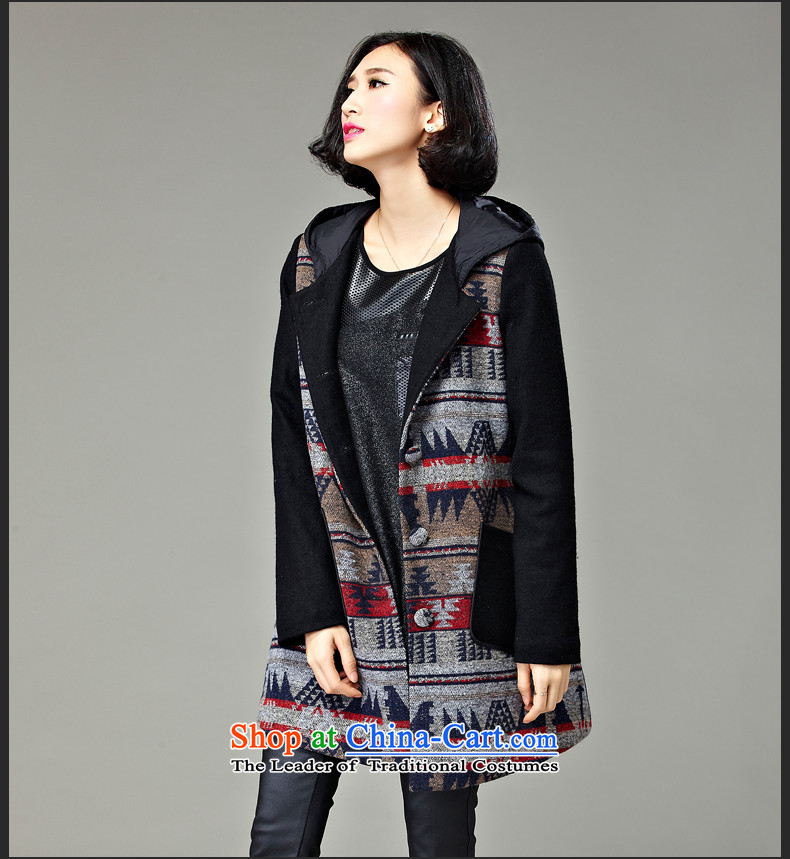 Hee-M to increase the number of female jackets for winter 2015 new product expertise MM thick, Hin thin sister) Long Stylish retro autumn and winter coats, wool map color 2XL pictures?, prices, brand platters! The elections are supplied in the national character of distribution, so action, buy now enjoy more preferential! As soon as possible.
