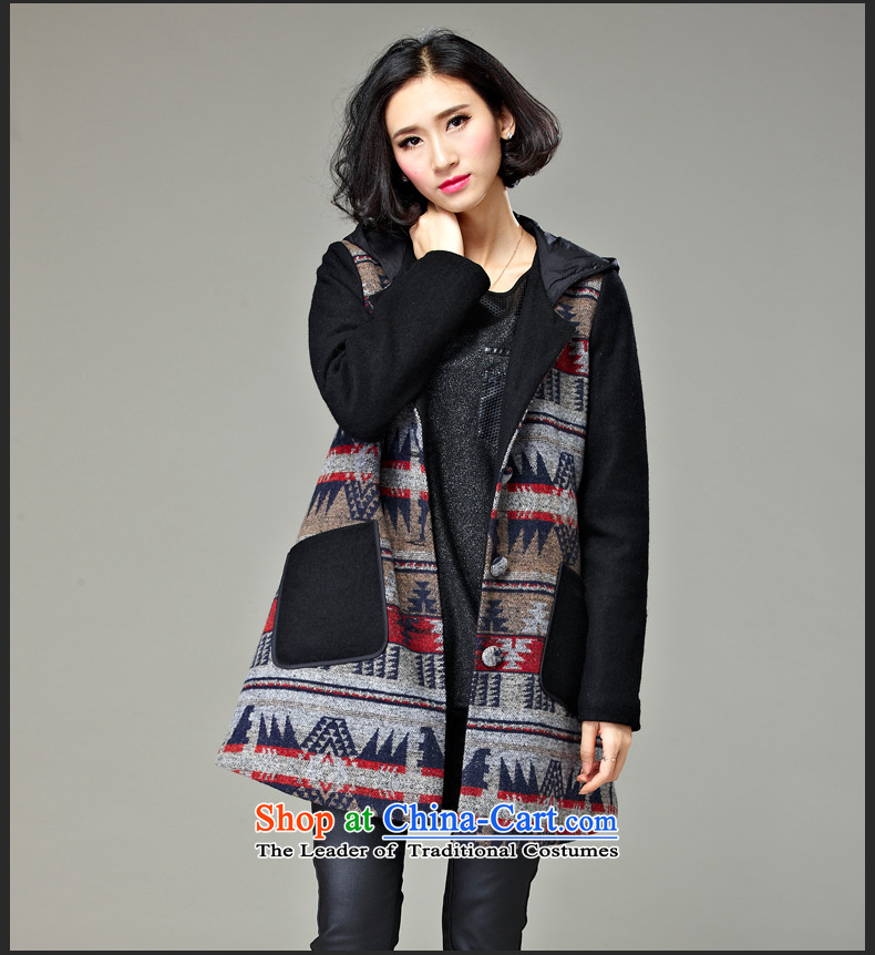 Hee-M to increase the number of female jackets for winter 2015 new product expertise MM thick, Hin thin sister) Long Stylish retro autumn and winter coats, wool map color 2XL pictures?, prices, brand platters! The elections are supplied in the national character of distribution, so action, buy now enjoy more preferential! As soon as possible.
