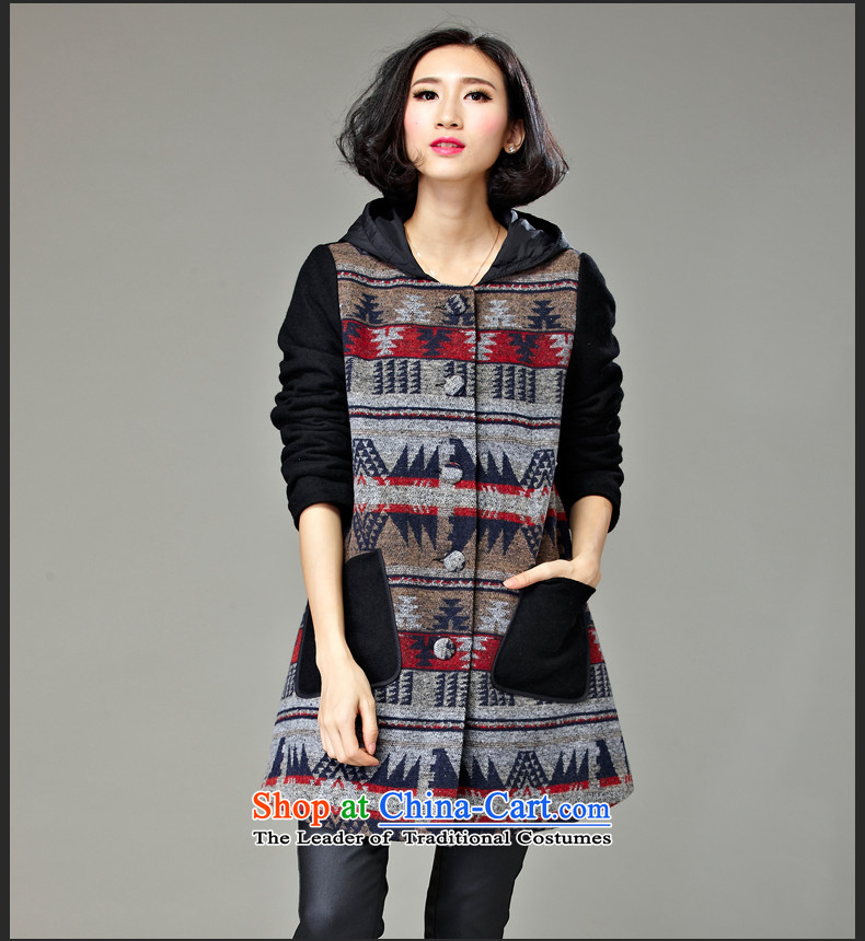 Hee-M to increase the number of female jackets for winter 2015 new product expertise MM thick, Hin thin sister) Long Stylish retro autumn and winter coats, wool map color 2XL pictures?, prices, brand platters! The elections are supplied in the national character of distribution, so action, buy now enjoy more preferential! As soon as possible.