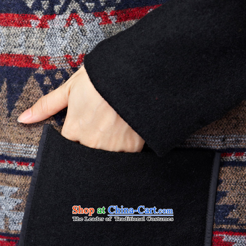 Hee-M to increase the number of female jackets for winter 2015 new product expertise MM thick, Hin thin sister) Long Stylish retro autumn and winter coats, wool map color 2XL,? Hee-m (XIMI) , , , shopping on the Internet