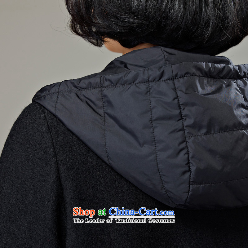 Hee-M to increase the number of female jackets for winter 2015 new product expertise MM thick, Hin thin sister) Long Stylish retro autumn and winter coats, wool map color 2XL,? Hee-m (XIMI) , , , shopping on the Internet