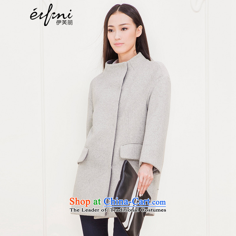 Of the 2015 winter clothing new Lai) long hair? female double-side wool jacket coat 6580847205? Light Gray S, of Lai (eifini) , , , shopping on the Internet