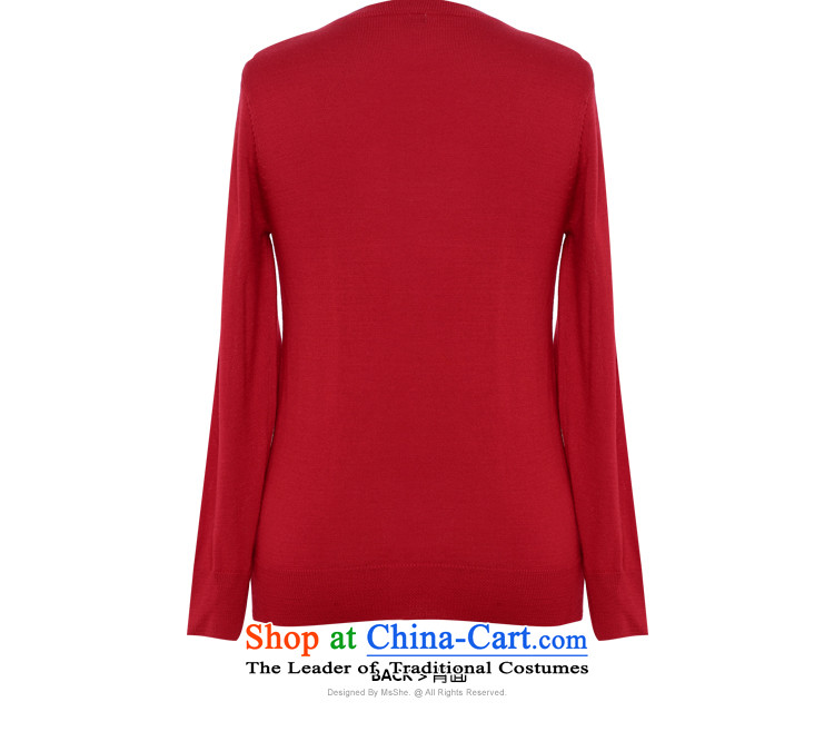 Msshe xl women 2015 New Fall/Winter Collections thick MM round-neck collar cartoon jacquard sweater pullovers 7873 Red 5XL picture, prices, brand platters! The elections are supplied in the national character of distribution, so action, buy now enjoy more preferential! As soon as possible.