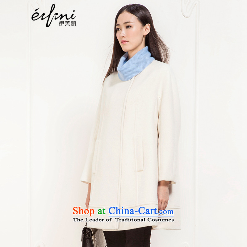 El Boothroyd 2015 winter clothing new Korean white long coats gross? female woolen coat 6581017769 This white M Lai (eifini, Evelyn) , , , shopping on the Internet