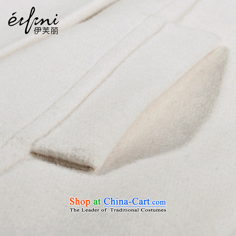 El Boothroyd 2015 winter clothing new Korean white long coats gross? female woolen coat 6581017769 This white M Lai (eifini, Evelyn) , , , shopping on the Internet