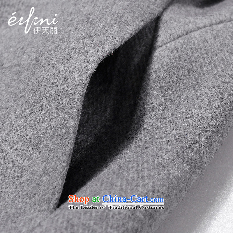 Of the 2015 winter clothing new Lai) long cloak? female wool sweater gross a wool coat 6581017504 navy blue M Lai (eifini, Evelyn) , , , shopping on the Internet