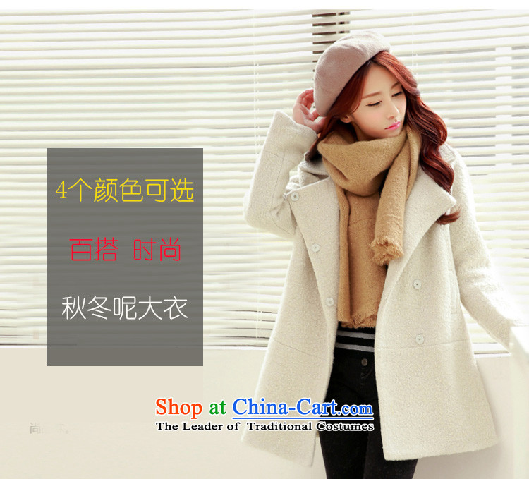 The beautiful, 2015 Fall/Winter Collections new coats of ladies hair? Korean wild? 1019 meters female white jacket XS- WEAR M people choose Picture, prices, brand platters! The elections are supplied in the national character of distribution, so action, buy now enjoy more preferential! As soon as possible.