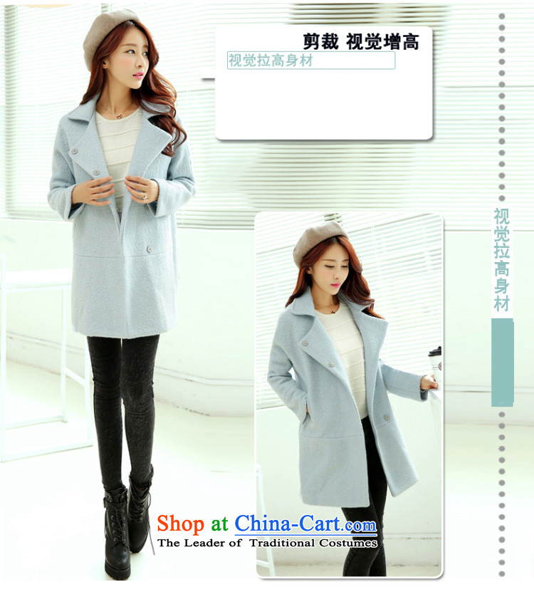 The beautiful, 2015 Fall/Winter Collections new coats of ladies hair? Korean wild? 1019 meters female white jacket XS- WEAR M people choose Picture, prices, brand platters! The elections are supplied in the national character of distribution, so action, buy now enjoy more preferential! As soon as possible.