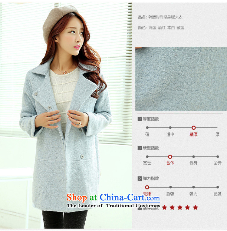 The beautiful, 2015 Fall/Winter Collections new coats of ladies hair? Korean wild? 1019 meters female white jacket XS- WEAR M people choose Picture, prices, brand platters! The elections are supplied in the national character of distribution, so action, buy now enjoy more preferential! As soon as possible.