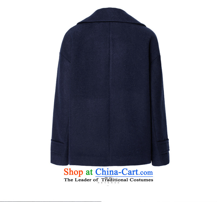 El Boothroyd 2015 winter clothing new roll collar short of a female jacket? wool coat 6581017150 short navy blue L picture, prices, brand platters! The elections are supplied in the national character of distribution, so action, buy now enjoy more preferential! As soon as possible.