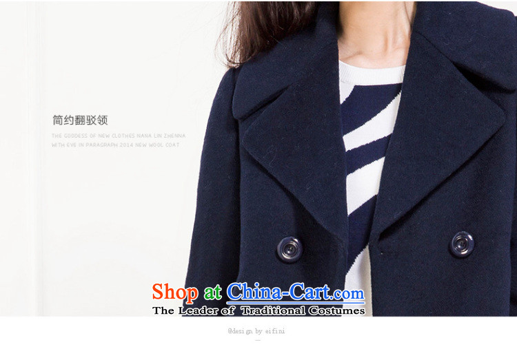 El Boothroyd 2015 winter clothing new won double-gross overcoats 6581017010? navy blue L picture, prices, brand platters! The elections are supplied in the national character of distribution, so action, buy now enjoy more preferential! As soon as possible.
