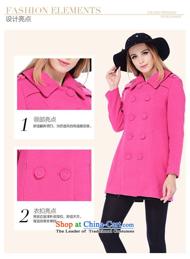 Zdorzi/ colorful Cheuk-yan Cheuk colorful winter new minimalist double-long-sleeved jacket is 