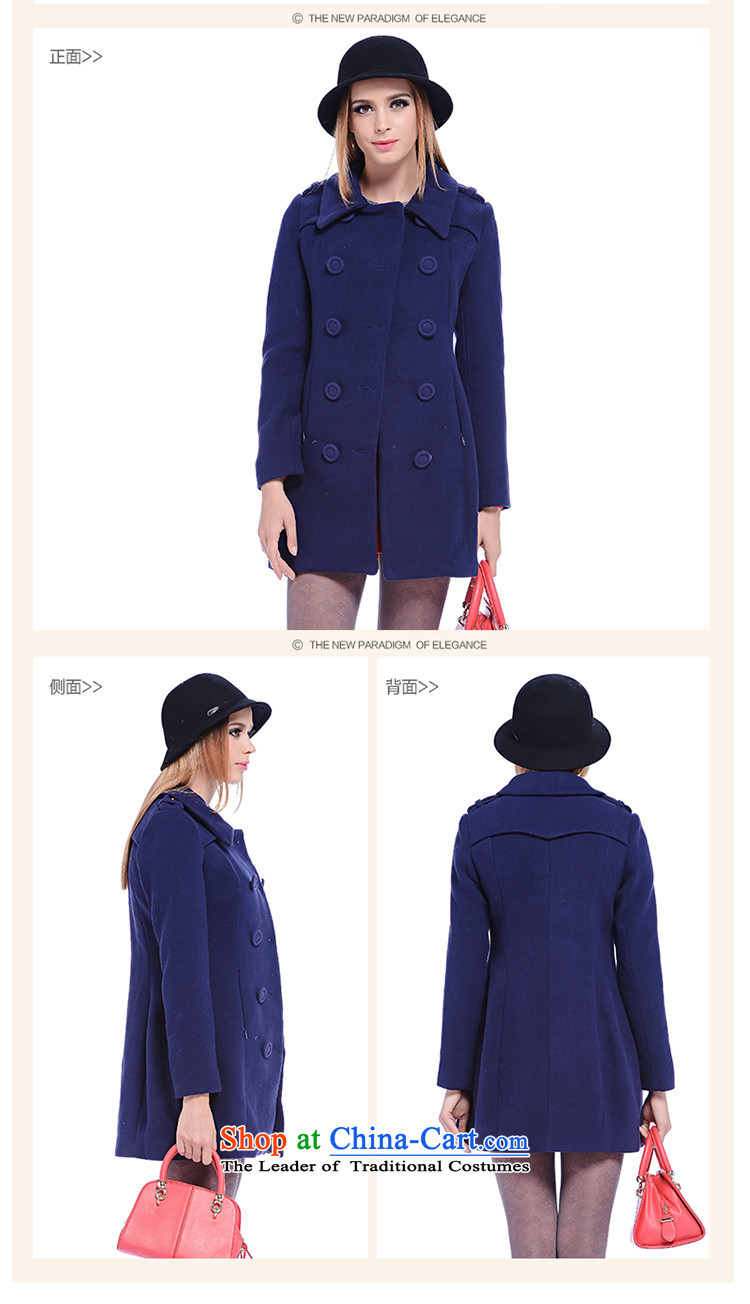 Zdorzi/ colorful Cheuk-yan Cheuk colorful winter new minimalist double-long-sleeved jacket is 