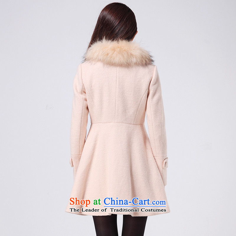 Flower In winter the new Korean version of Sau San video thin wool coat stylish gross for what a wool coat 29TD71571 light codes of all L do not take M flower to (duoyi) , , , shopping on the Internet