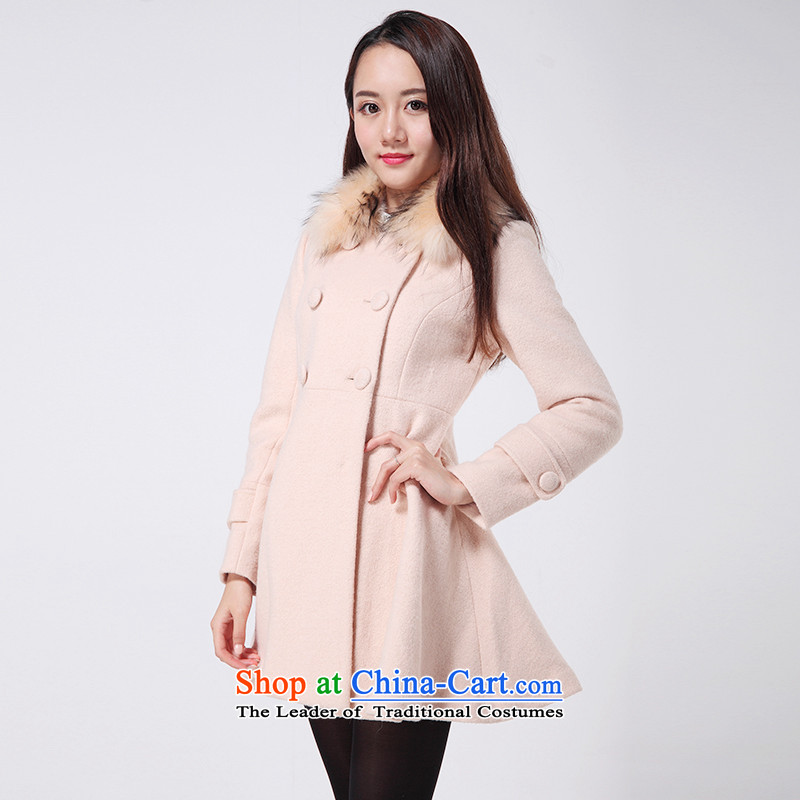 Flower In winter the new Korean version of Sau San video thin wool coat stylish gross for what a wool coat 29TD71571 light codes of all L do not take M flower to (duoyi) , , , shopping on the Internet