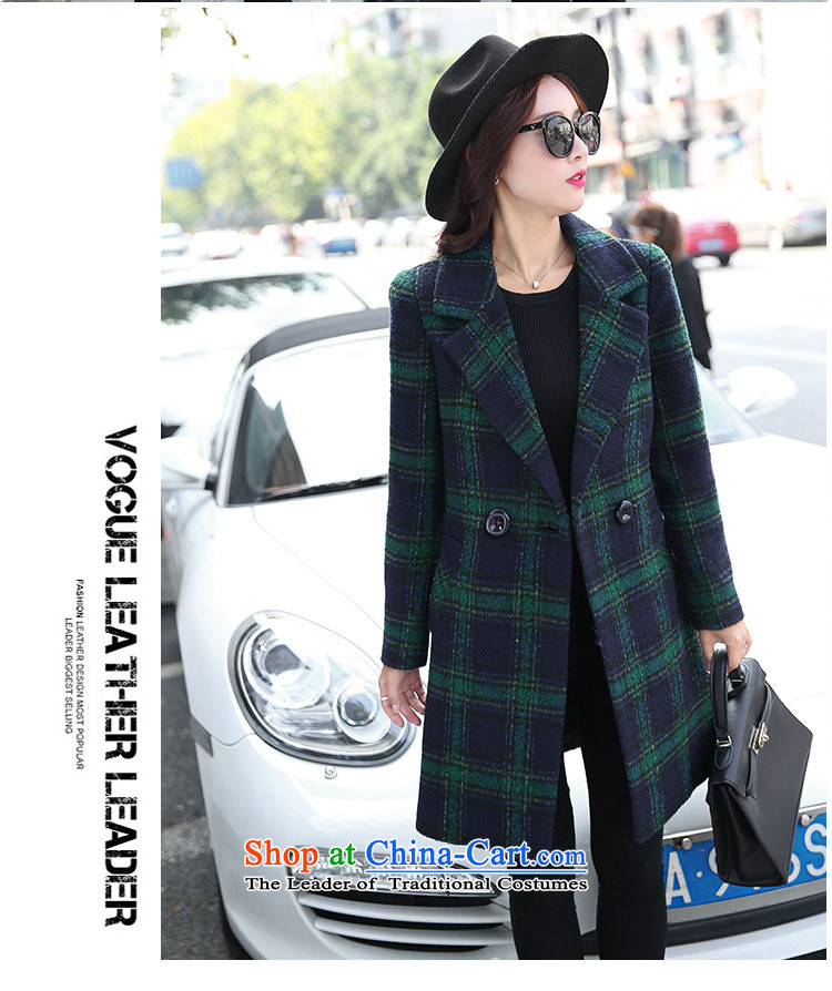 Mineau Xuan  2015 autumn and winter new grid jacket K369# gross? The Green Grid XXL picture, prices, brand platters! The elections are supplied in the national character of distribution, so action, buy now enjoy more preferential! As soon as possible.