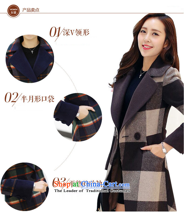 According to Xu Jialu Overgrown Tomb better 2015 Women's winter clothing Korean stylish large segments of the Sau San coats coats coffee grid gross? XL Photo, prices, brand platters! The elections are supplied in the national character of distribution, so action, buy now enjoy more preferential! As soon as possible.