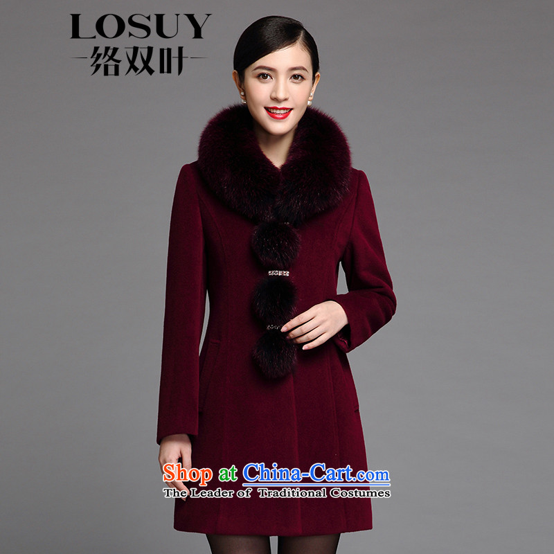 Contact Us dual leaf Cashmere wool coat gross? jacket, long winter 2015 high-end gross for English thoroughbred?XXXL Fox