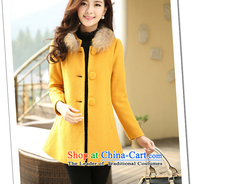 Miss Cyd HO, Connie 2015 autumn and winter coats of Sau San Mao? female jade M picture, prices, brand platters! The elections are supplied in the national character of distribution, so action, buy now enjoy more preferential! As soon as possible.
