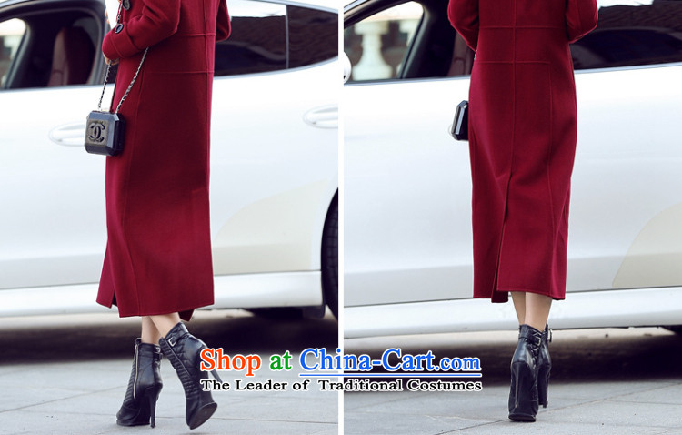 In the autumn of 2015, the new Pei manually Sau San-sided flannel a wool coat female long-wool? jacket cocoon BOURDEAUX S picture, prices, brand platters! The elections are supplied in the national character of distribution, so action, buy now enjoy more preferential! As soon as possible.