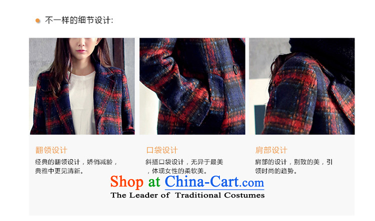 Yan Nga Jodie 2015 autumn and winter new Western-style suit for England wind jacket? female latticed gross a wool coat College Green Grid M picture wave, prices, brand platters! The elections are supplied in the national character of distribution, so action, buy now enjoy more preferential! As soon as possible.