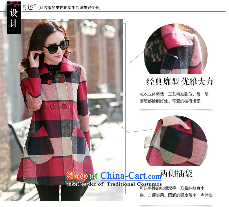 Recalling the Early Cold Fall 2015 autumn and winter coats new wool female jacket? Thin Korean version of video long XL CY151105 LATTICES L picture, prices, brand platters! The elections are supplied in the national character of distribution, so action, buy now enjoy more preferential! As soon as possible.