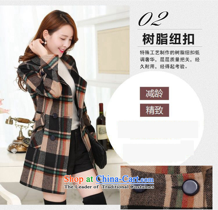 Memnarch Rikke 2015 autumn and winter new women's Korea version? coats and stylish Sau San tether collar jacket in gross so long coats female 972 gross? elegant blue L picture, prices, brand platters! The elections are supplied in the national character of distribution, so action, buy now enjoy more preferential! As soon as possible.