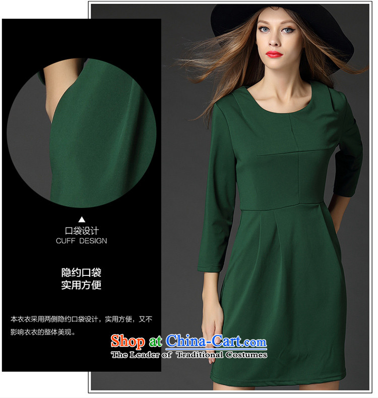 Golden Harvest large population honey economy women fall to increase expertise in MM plain color high rise 7 cuff dresses 2536 Green larger 4XL 175 around 922.747 picture, prices, brand platters! The elections are supplied in the national character of distribution, so action, buy now enjoy more preferential! As soon as possible.