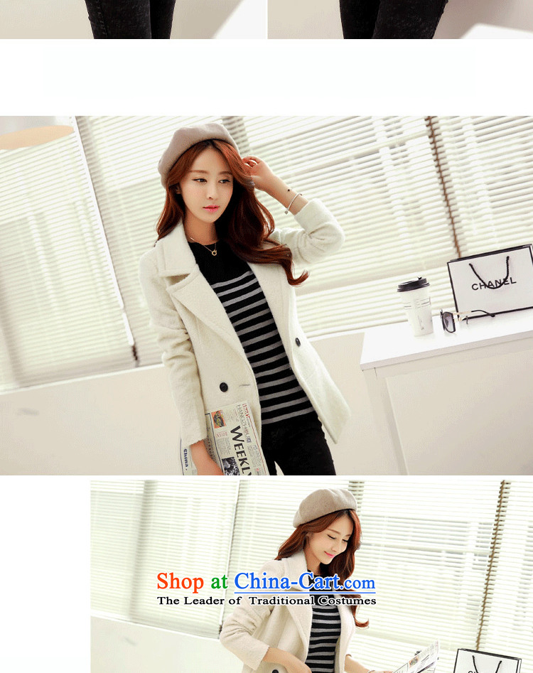 In accordance with the clear 2015 Autumn optimized for women Korean jacket coat women gross Sau San? 1018 This white S picture, prices, brand platters! The elections are supplied in the national character of distribution, so action, buy now enjoy more preferential! As soon as possible.